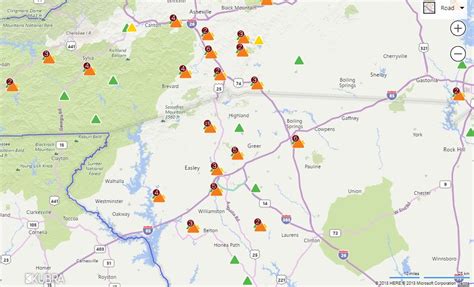 Challenges of implementing MAP Power Outage Map Duke Energy